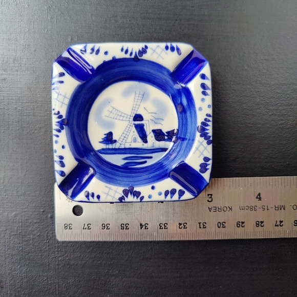 Delft 🇳🇱 ceramic | 💙🤍 ashtray - Picture 6 of 8